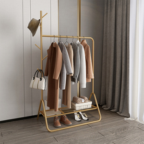 Simple modern Wrought iron floor net red coat rack storage household storage hanger Simple clothes bedroom