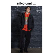 niko and  Jacket mens autumn and winter frock multi-pocket stand collar casual elastic windproof cotton suit 899367