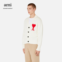 Ami Paris men 21 early autumn new Ami de Coeur Red Love Sweater
