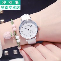 ins college style Korean version of simple temperament girl Mori literature small fresh waterproof girl Middle School student watch