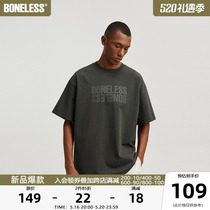 BONELESS BONELESS BOGO THE SHELL SHARE T-shirt American High Street Men and Women in Summer Tee