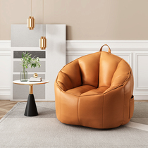 Lazy sofa seat balcony reclining light luxury single small recliner home lounge chair tatami bedroom mans nest
