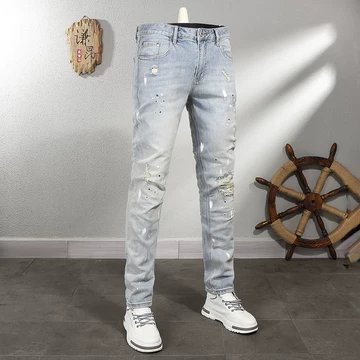 CONP 22AW Shaved painting jeans｜ファッション