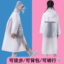 Raincoat male and female students children to school poncho full body riot rain belt schoolbag big boy 2021 New rainwater clothing