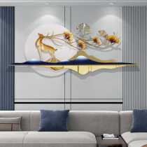Light luxury modern iron wall decoration living room metal wall pendant wall hanging bedroom three-dimensional creative hanging decoration bedside wall decoration