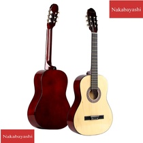 Folk guitar 39 inch classical full basswood retro primary color acoustic guitar student practice introductory guitar
