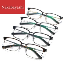 Myopia glasses frame men no degree Light full frame glasses Eyebrow frame comfortable can be equipped with glasses Finished eye myopia mirror