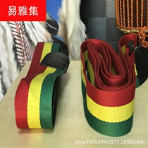 African drum cotton strap 3 5 m performance tambourine professional strap tricolor drum performance
