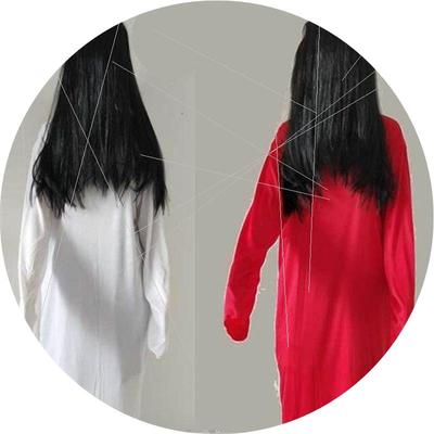 taobao agent White red suit for bride, halloween, cosplay