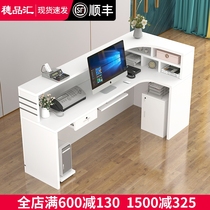  Cashier shop Small counter table Clothing store corner barber shop Retro commercial simple modern hotel bar