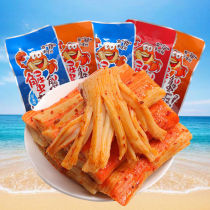 Crab sticks ready-to-eat hand-torn crab flavor crab roe crab meat stick Net red hot snack snacks childrens snack food