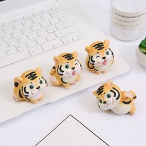 Spring Festival set-up creative Tiger Year decoration gift personality cute tiger decoration office desktop car decoration decoration