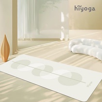 hiyoga print yoga mat natural rubber non-slip professional girl mat floor mat home fitness Senior