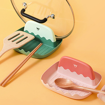 Multifunctional spatula rack Spoon storage rack Household chopsticks spatula pad support kitchen storage rack pot cover rack