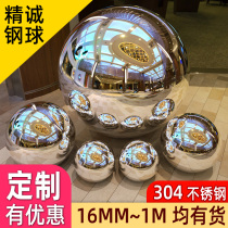 304 stainless steel ball hollow ball bright light mirror decorative ball stair handrail plating spray paint ball floating ball guardrail