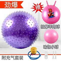 Yoga ball thickened dragon ball children's sensory training ball explosion-proof ball beginner massage fitness ball pump
