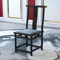 Hotel Dining Table And Chairs Solid Wood Soft Face Chair Hotel Backrest Stool Bag Banquet Hotel Vintage New Chinese Dining Chair