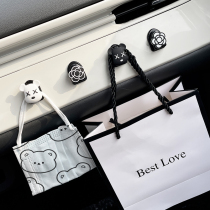 Car hook cartoon creative car front co-pilot interior paste small hook storage storage decoration supplies