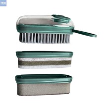 Brush with laundry detergent Automatic liquid cleaning artifact Brush plate brush soft hair Soft hair brush multi-function brush shoes