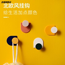 Bathroom Hook Powerful Viscose Glue Stick Wall Hanging Towel No marks Sticky Hook Kitchen Toilet Free of perforated load-bearing hook