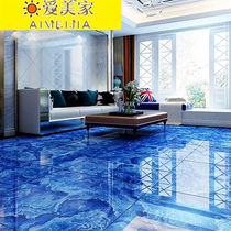 Characteristic tiles Blue ocean King Kong marble tile floor tiles 800x800 living room non-slip wear-resistant floor tiles