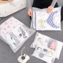Travel storage bag transparent to be produced clothes finishing bag travel non essential supplies portable packaging sealed bag