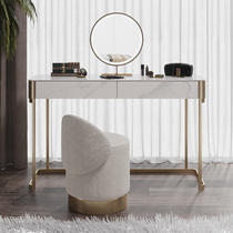  Light luxury dressing table Modern simple small fashion high-end master bedroom dressing table Net red ins rock board dressing table