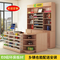 Supermarket Convenience store cashier Tobacco and wine cabinet Combination shop Tobacco and wine cabinet cashier multi-function tobacco and wine counter Bar counter
