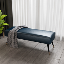 Nordic iron shoe changing stool home bed tail stool sofa stool door wearing shoes stool stool light luxury Rectangular bench