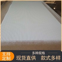  Factory customized wave board curved indoor background wall carved hollow board outdoor PVC corrugated board relief board