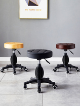Beauty stool Rotating lifting pulley Hair salon barbershop chair Beauty salon special big stool Nail round stool