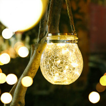 0 Electricity Bill solar crack glass wishing Light Night Light landscape garden crack light Villa spherical atmosphere light