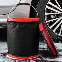 2000D high quality Oxford car wash thickened folding bucket 12L portable car cleaning tool fishing bucket