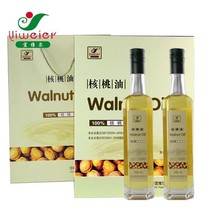 Shexian walnut oil Handan specialty Nuwa cold pressed walnut oil edible oil 500ml * 2 bottles gift box