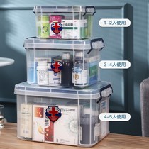 Portable multi-function large-capacity Net Red household medical portable family medical emergency medicine box drug first aid kit