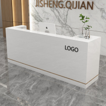 Company reception desk simple modern beauty salon clothing store milk tea shop cashier counter bar table shop counter