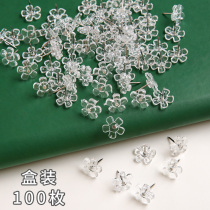 I-shaped nail 100 creative transparent plum nail flower nail small big head art nail press nail photo wall cork message board diy decoration fixed pin map Mark Press book Nail