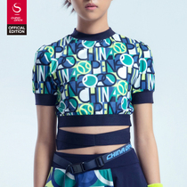 China Open China Open Womens Open Ladies Short sleeves Cross-strap High Bomb Sashimi Sports