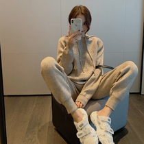 2021 new spring and autumn salt series royal sister net red fried street foreign style age-reducing fashion sports and leisure two-piece suit summer