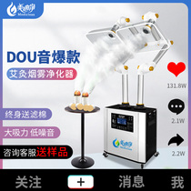 smoke-free moxibustion smoke purifier smoke exhaust machine suction and smoke smoke exhaust fan domestic moxibustion exhaust system