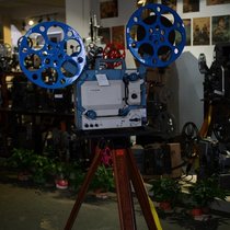 Slave Hall Second-hand Old Movie Antique North Chen SC-210 16 mm The old fashioned movie projector function normal