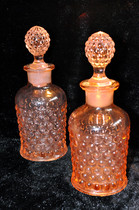 Chunde Tang}Western antique vintage1874s berry Shakyamuni fruit glass crystal perfume bottle decoration collection