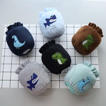 0-4 year old childrens baby boy baby baby dinosaur sleeve short childrens autumn and winter boys sleeve plush sleeve