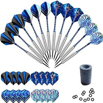 22g light fall aluminum dart needle 12 packed 16 tail - wing carton