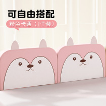 Childrens fence safety guardrail bed stalls baby artifact soft bag cartoon cute height adjustable splicing bedwall