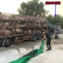Electric Unloading Pig Bench fixed slope Poultry Upper and lower Ramp Bridge Hydraulic operating platform Farm Dingding as a scissor fork