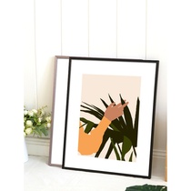 Thin and narrow edges simple creative aluminum alloy photo frame custom-made any size mounted poster decorative picture frame hanging wall custom-made