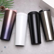 Manufacturer Wholesale Gradient Coffee Cup Stainless Steel Portable Fashion Insulation Cup Trend Accompanying Cup Custom Wholesale