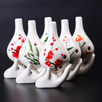 Innovative research and development of hand-painted ceramics 6-hole Ocarina C tune AC beginner teaching performance six-hole pottery