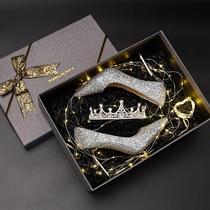 18 New Year's Birthday Gift Girls Give Girlfriends Special Exquisite and High-grade Adult Creative High-heeled Shoes Adult Ceremony